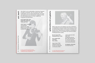 Brochure for Ensemble Resonanz / In collaboration with Perfect Day