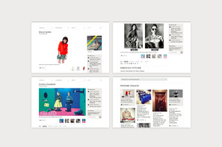 Website design for a fashion blogazine / Done at Superreal